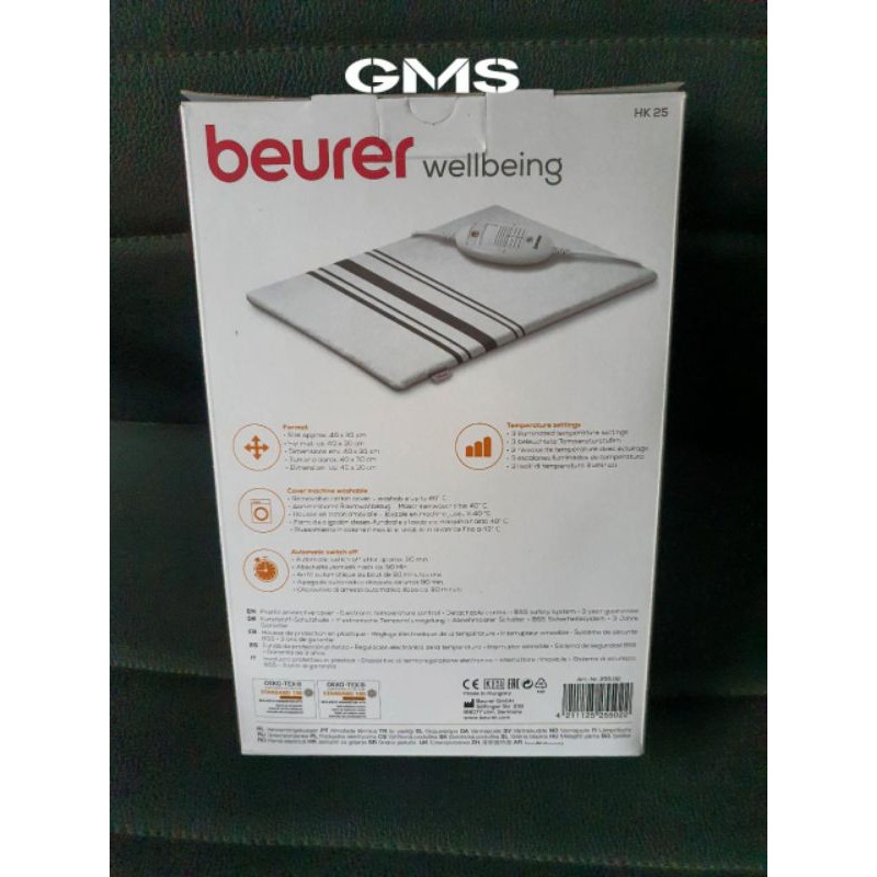 Bantal Pemanas - Heating Pad HK 25 Beurer Germany