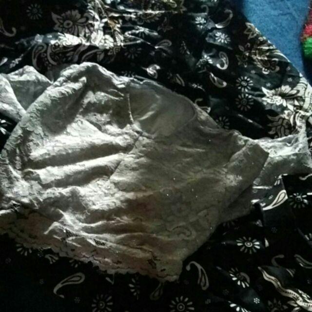 New 5 Varian Warna & Busui Batik Solo_gamis Brokat Motif Keris 2626