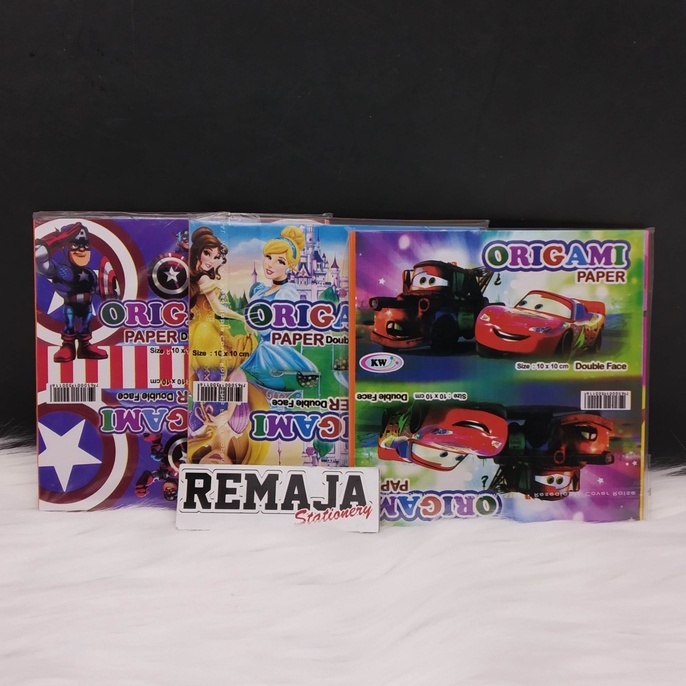 

Origami / Kertas Lipat KW 10*10 cm Bolak Balik