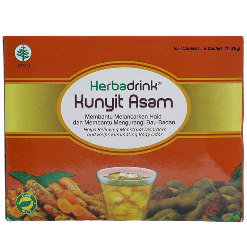 

Herbadrink Kunyit Asam 5x25g