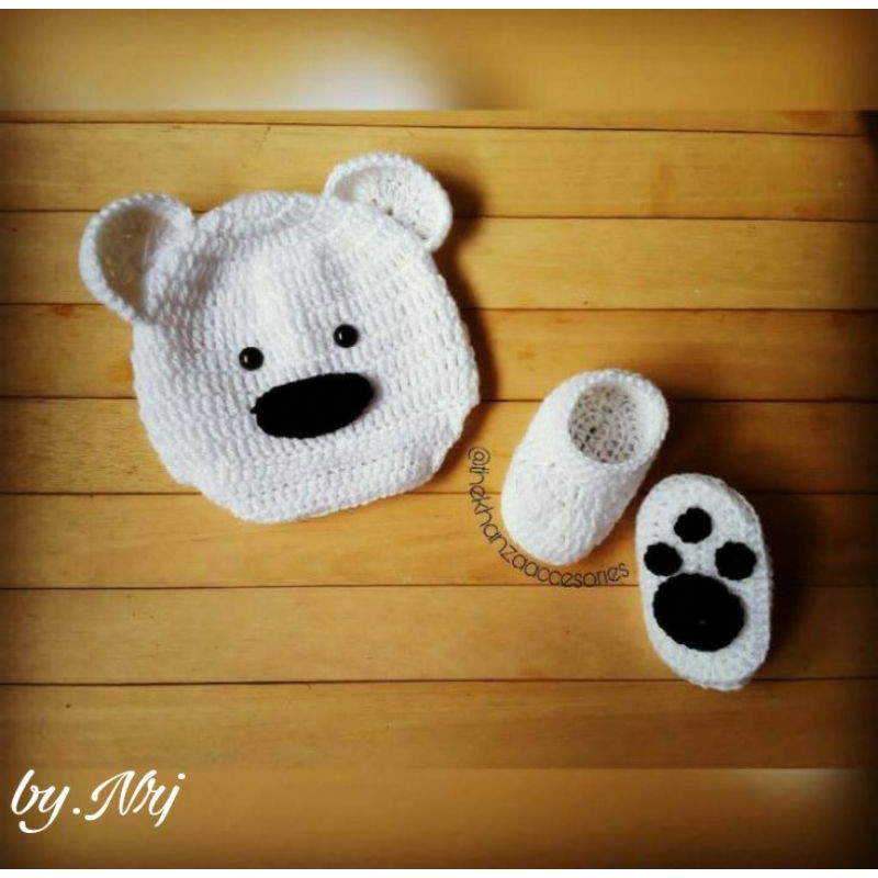 KOSTUM RAJUT BAYI / BAJU RAJUT BAYI / KOSTUM BERUANG / KOSTUM FOTO BAYI / BABY PHOTOSHOOT / NEWBORN