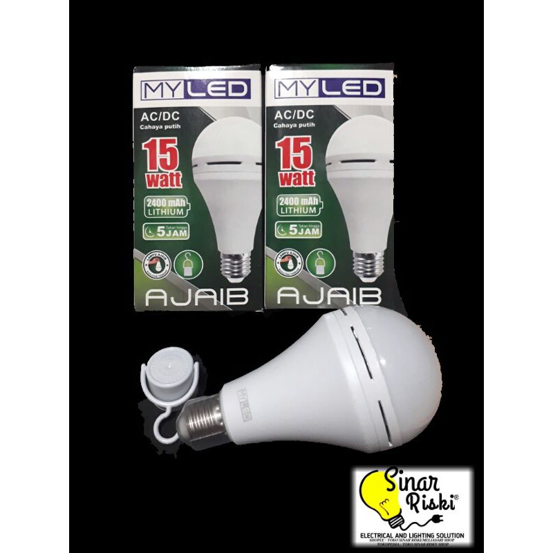 Lampu MyLed 15watt Emergency
