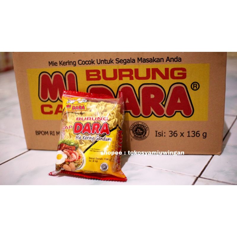 

Mie Burung Dara Kecil 136g isi dua