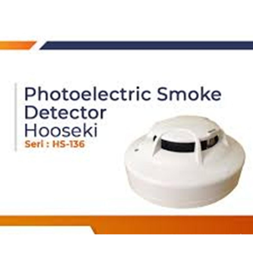 Fire Alarm Smoke Detector Photoelectric Hooseki HS-WT30L detektor asap