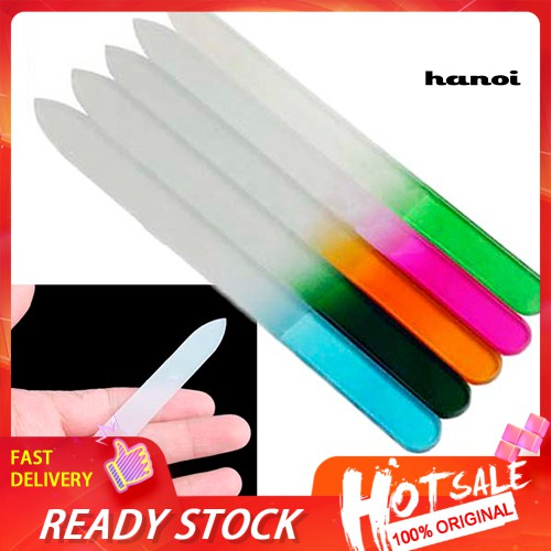 Hn-2 Pcs Kikir Kuku Uv Gel Bahan Kaca Untuk Manicure