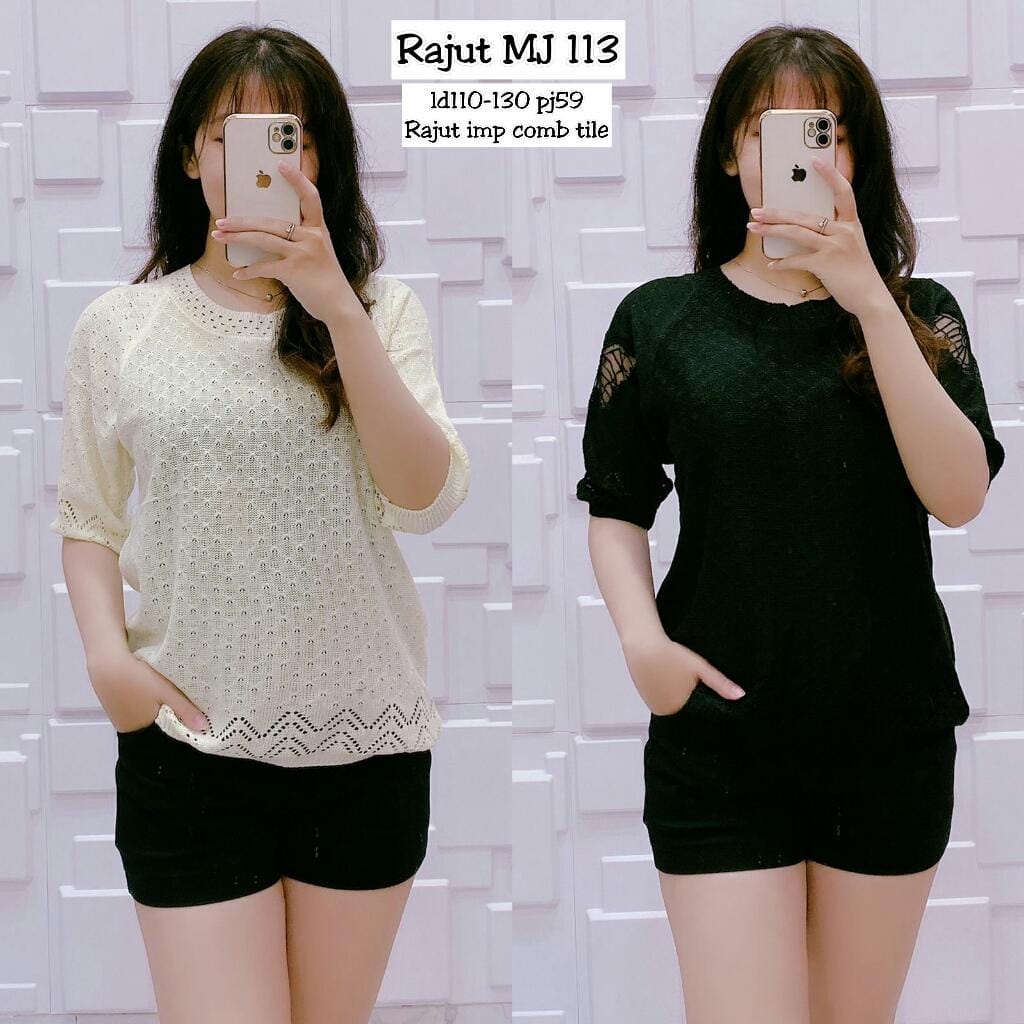ATASAN RAJUT PREMIUM IMPORT MJ113#