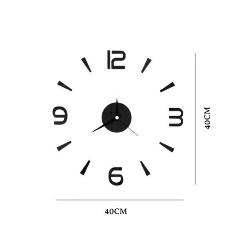 JAM DINDING TEMPEL DIY ANALOG 3D