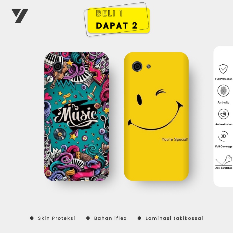 Garskin / Skin proteksi Sharp Aquos R Compact [Dapat 2 Garskin] - Motif 4