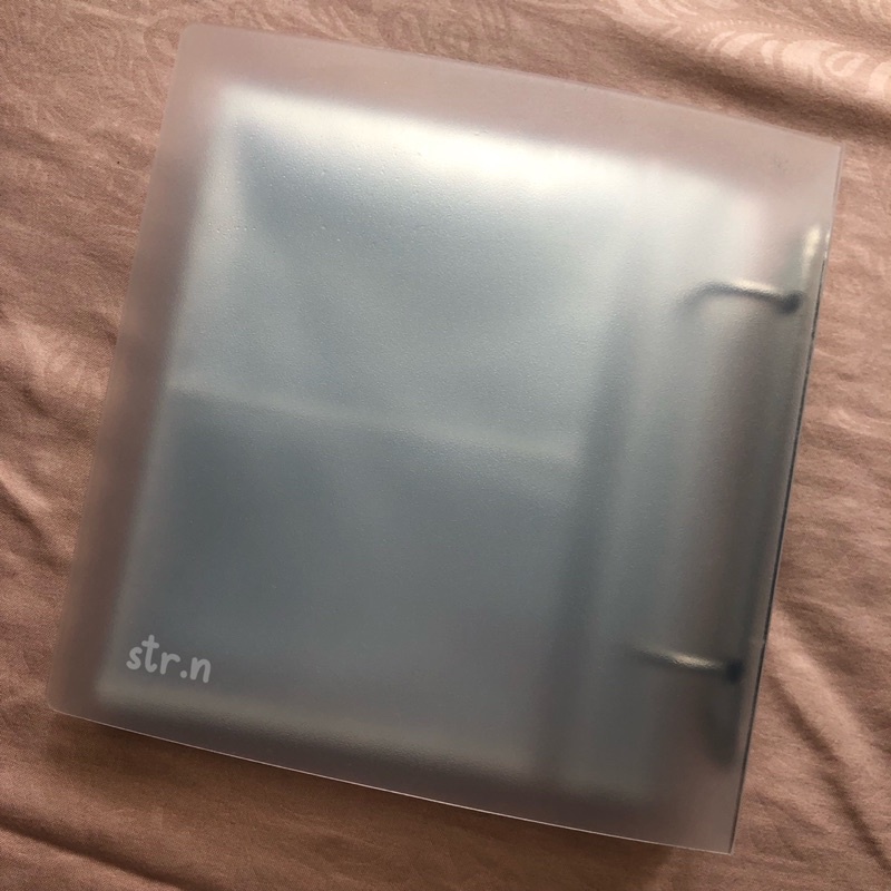 Binder Photocard Clear 2 Rings Include Sleeves