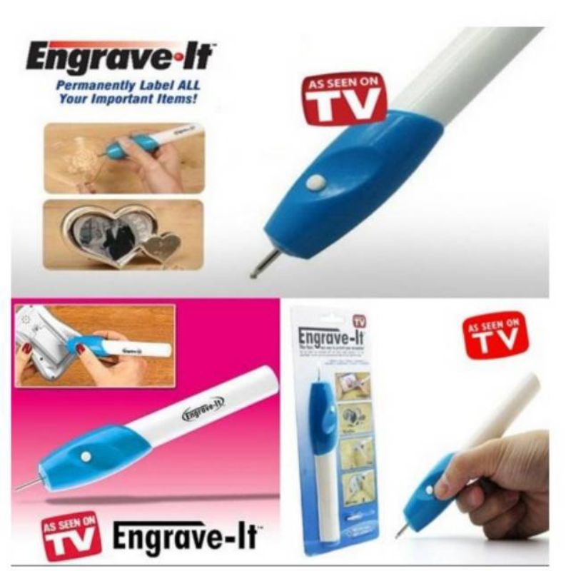 

Engrave it pen Alat ukir elektrik di gelas kaca As Seen On Tv