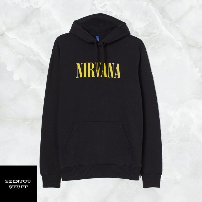 Nirvana Smile Black Hoodie