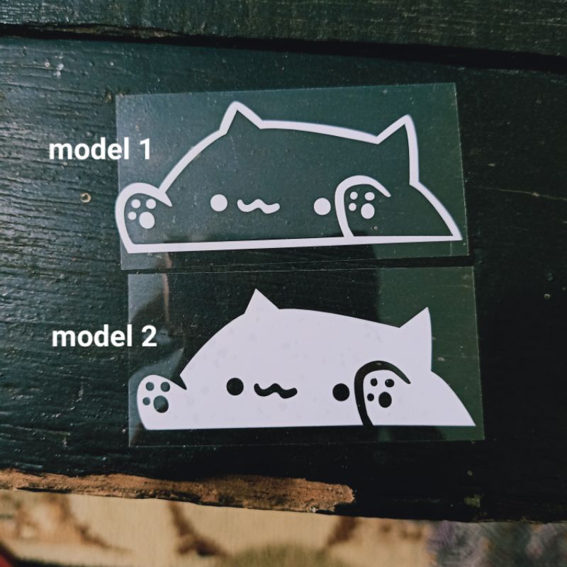 

sticker stiker cutting kucing pentol / cute cat /cat pentol lucu