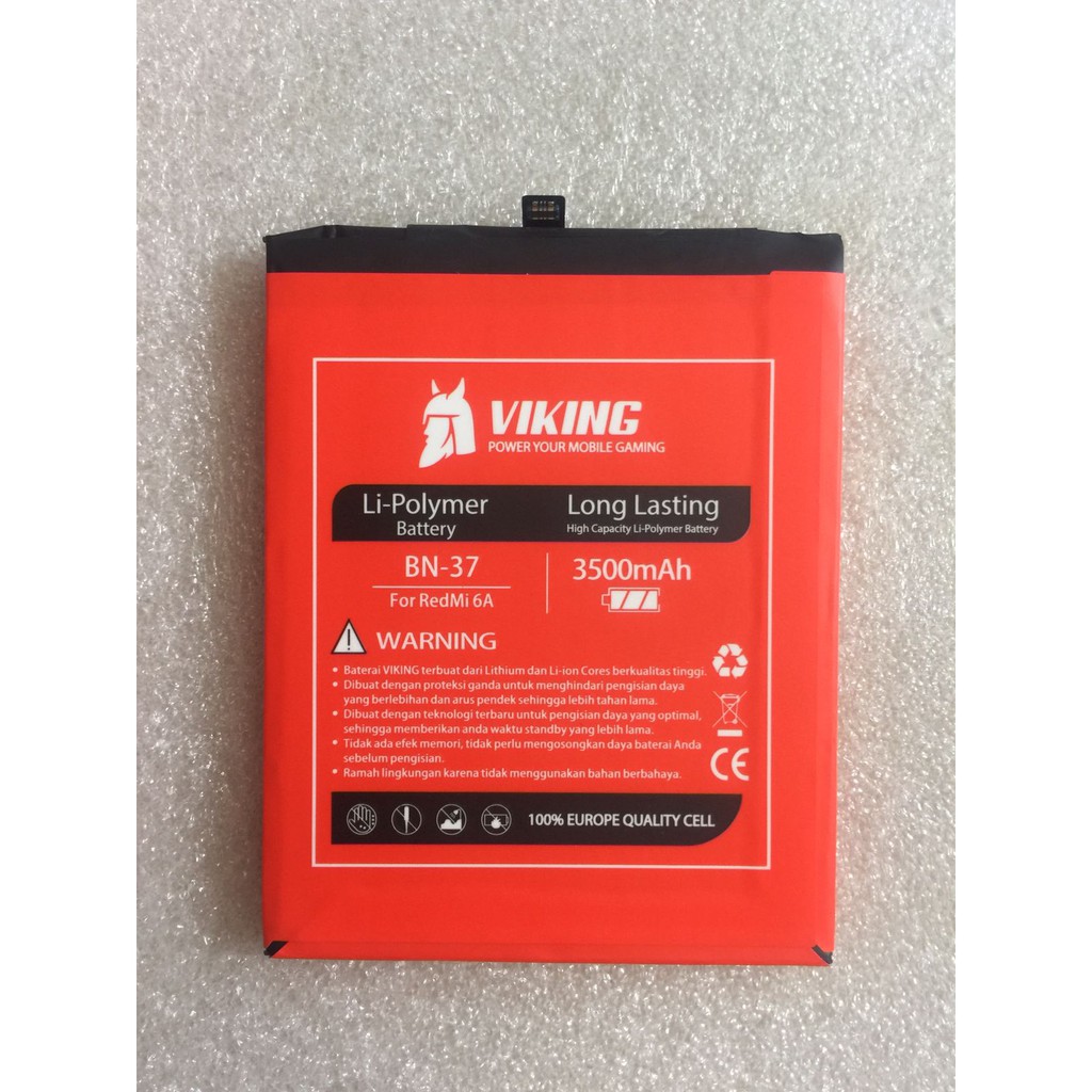 Baterai BN37 Viking 3500mAh - Xiaomi RedMi 6 - 6A BN-37 -Batre Batere