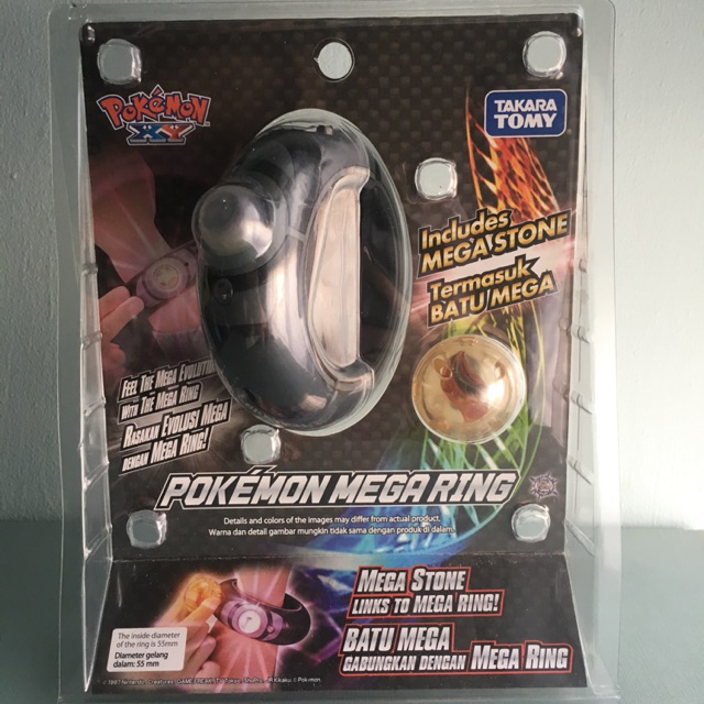 Pokemon Mega Ring with Mega Stone