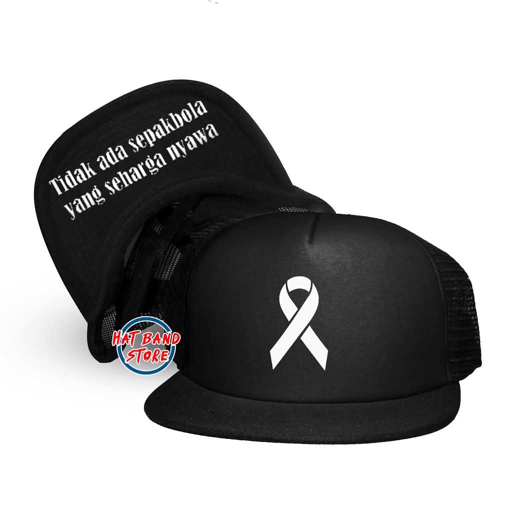 Topi Trucker Kanjuruhan / Topi Pray For Malang / Rest In Peace / Kanjuruan Tragedi