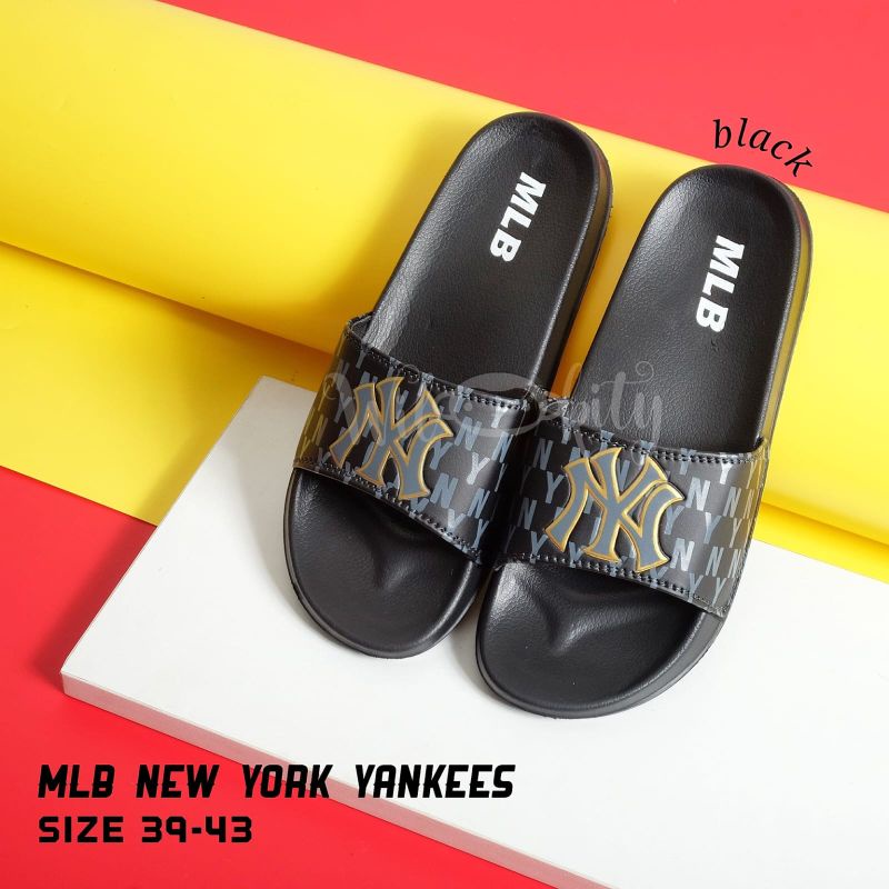 sandal selop pria dan wanita MLB-NY