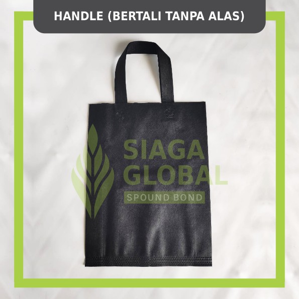 

Goodiebag Spunbond satuan 30 x 40 x 8 cm polos, tas belanja ramah lingkungan, non woven siap sablon