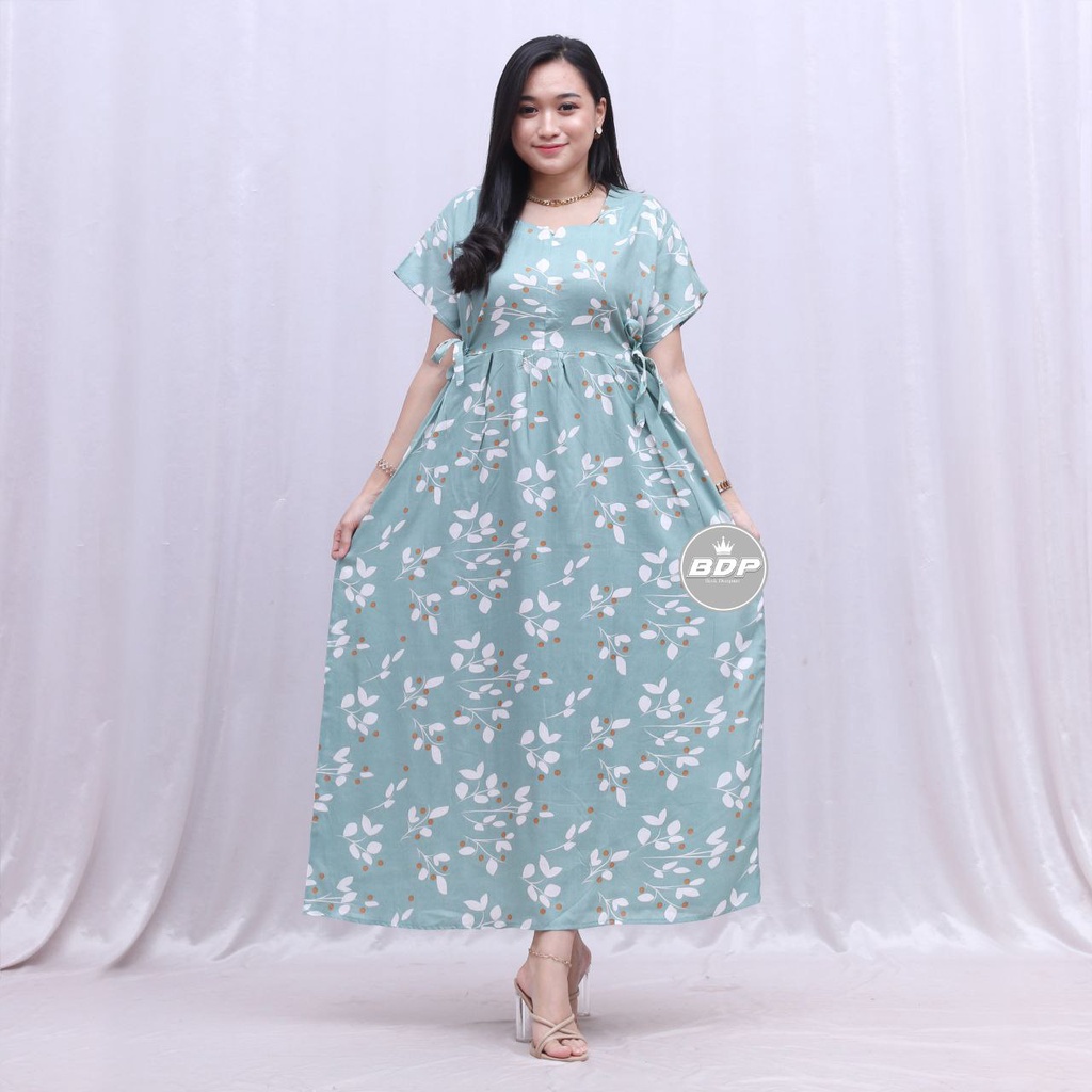 Dianputri - Daster Chibi Panjang Semata kaki Busui Kekinian Non Ruffle Dianputri-sasta