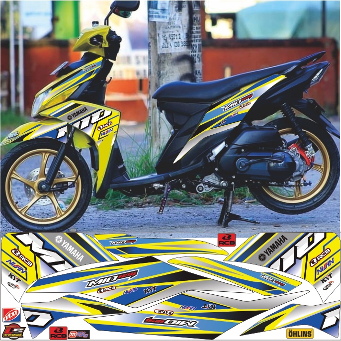 striping variasi mio m3/mio z warna kuning