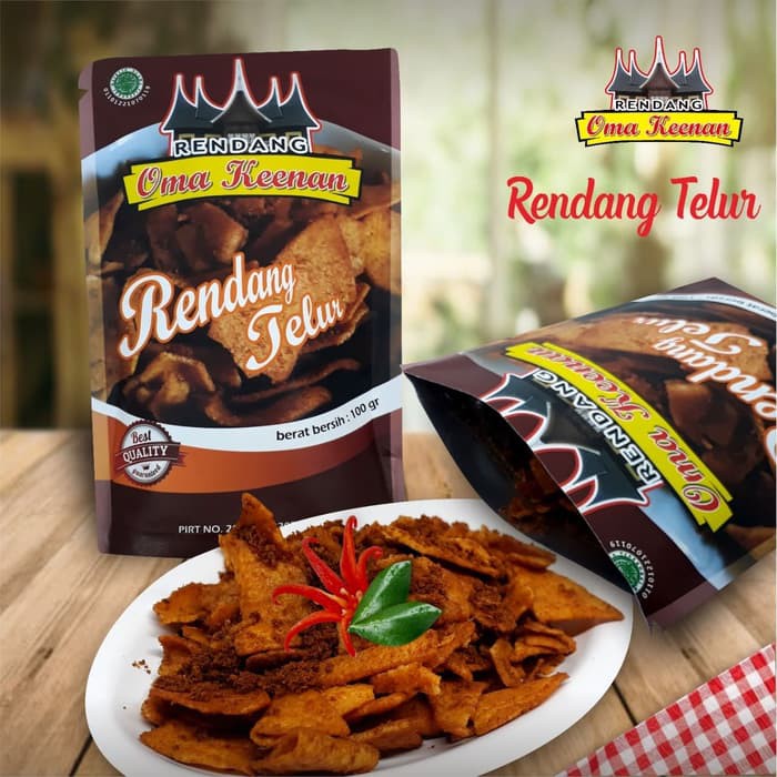 

Oma Keenan Rendang Telur - 100gr