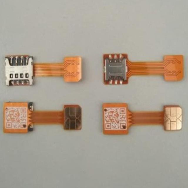 Hybrid SIM Card Converter to Nano SIM Card Konektor Flexible Kartu SIM
