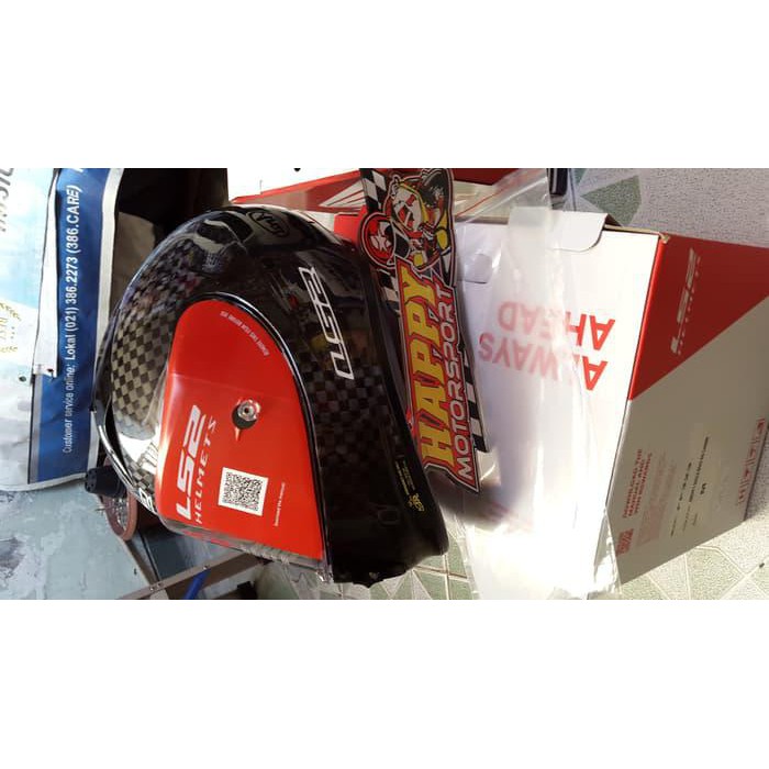 HELM LS2 CARBON FULL FACE SIZE M