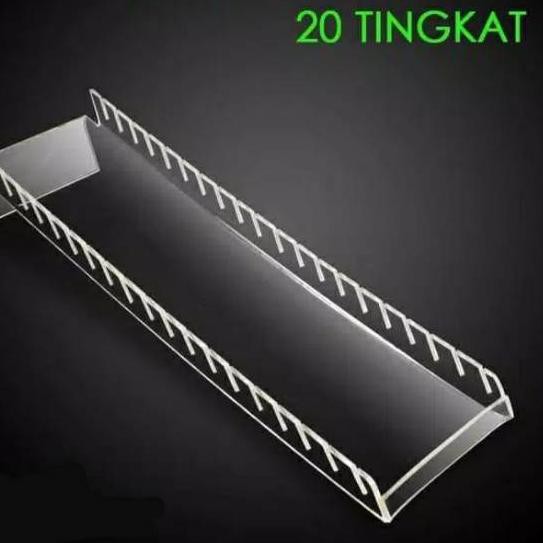 

PROMO BESAR (aio-597) Dudukan Perdana 20 Tingkat Tempat Perdana Voucher Akrilik Acrilic Acrylic Disp