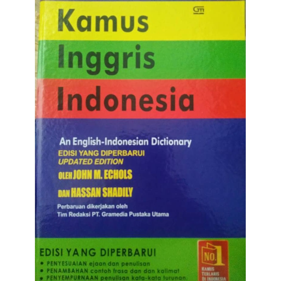 Kamus Bahasa Inggris JOHN ECHOLS Hardcover