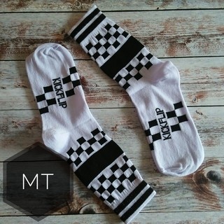  KAOS  KAKI SKATE KOTAK  KOTAK  KAOS  KAKI MOTIF  PRIA KAOS  