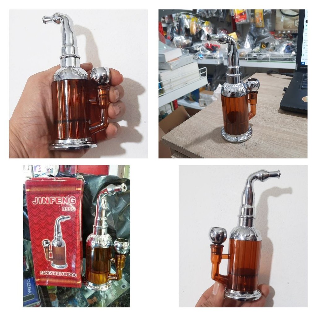 Botol Hias Pajangan Pipa Filter Air Multifungsi Water Pipe Filter 112146