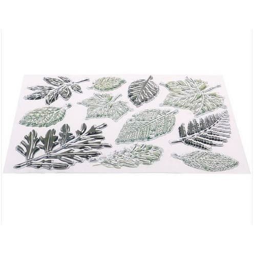 Clear Stamp (Stempel Transparan/Bening) - Eleven Kind of Leaf