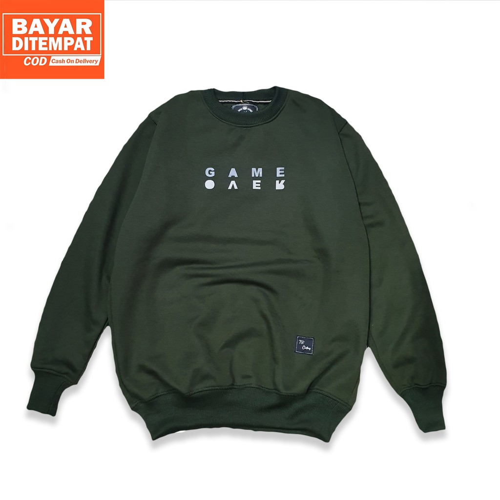 SWEATER CREWNECK PRIA BLACK INSOMNIA ORIGINAL WANITA SWITER DISTRO SWEATSHIRT EIGHT DISTRO-Crewneck 3
