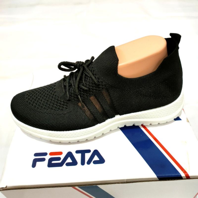 Sepatu wanita sneakers import korea version Feata A 1073, A 2022 terbaru  sol anti selip