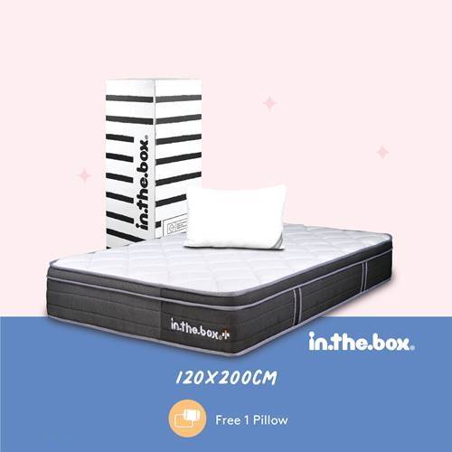 Inthebox - Kasur Springbed Plus Free Bantal Full 120 x 200 cm