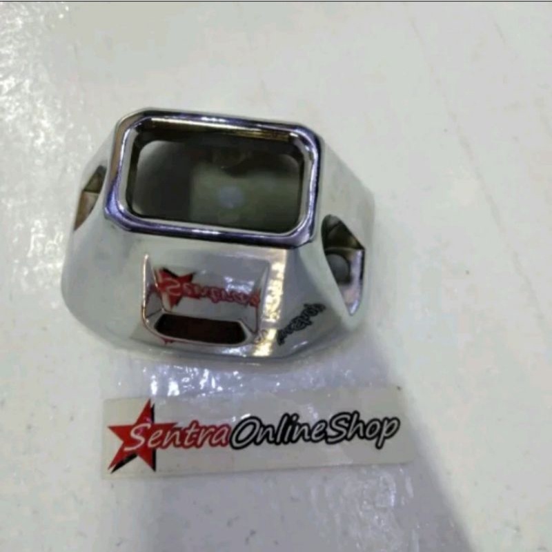 cap tail moncong cover knalpot vario 125 150 all new terbaru 2018 crome original LP