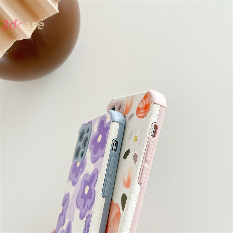 Casing Xiaomi Redmi POCO X3 NFC X3 PRO M3 Xiaomi Redmi 9 9C NFC 9A 9i 9T 9 PRO Power 10X POCO M2 PRO POCO X3 NFC X3 PRO M3 Redmi Note 9 8 10 10S 9 PRO MAX 9S A15 A15S A54 Sun Flower Camera Lens Protection Lamb Skin Leather Soft TPU Case