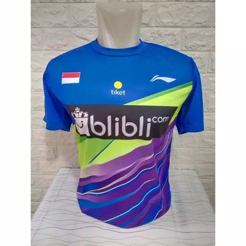 baju badminton dewasa/ kaos jersey badminton lining