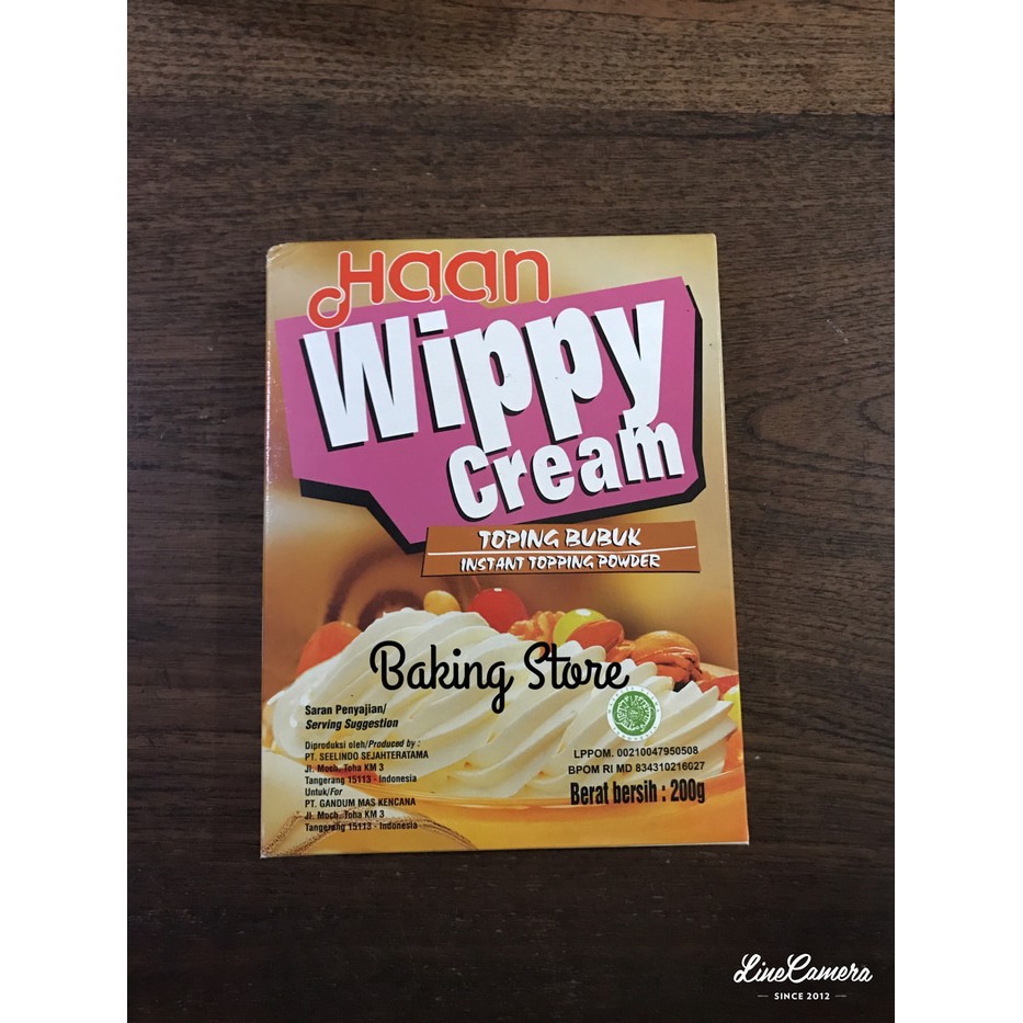 

TERLARIS HAAN WIPPY CREAM - WHIPPED CREAM 200GR !!!!!