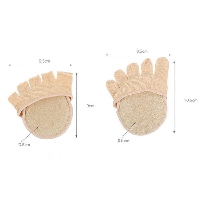 bantalan kain kaki depan | honeycomb fabric forefoot pads