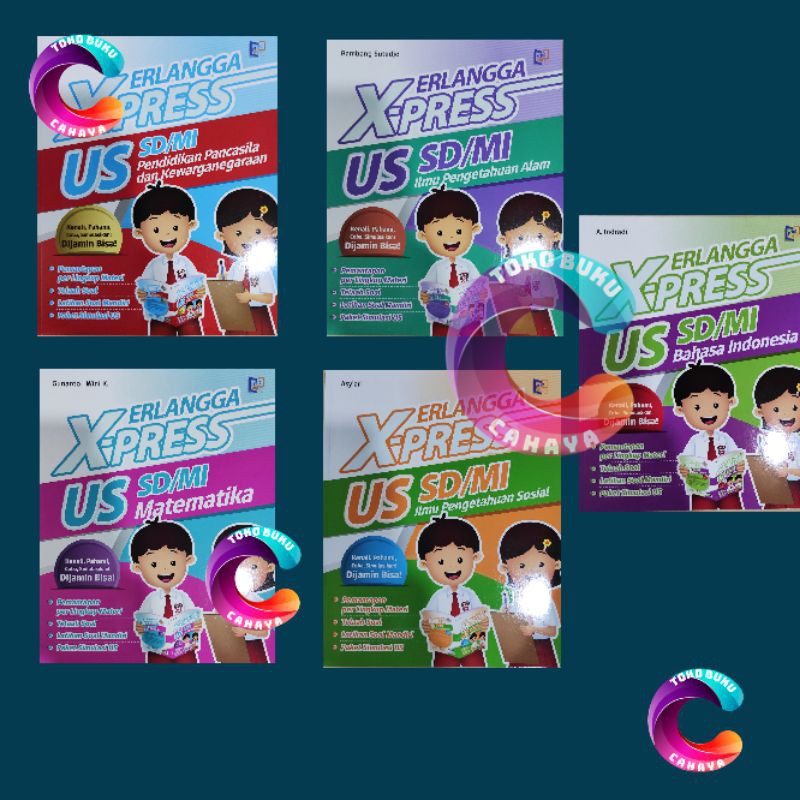 BUKU UJIAN SEKOLAH XPRESS US SD ERLANGGA 2021