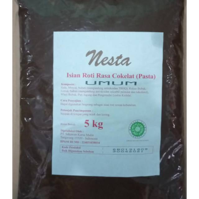 

Coklat nesta 5kg filling