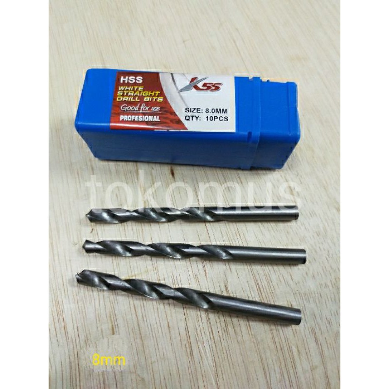 HSS DRILL BIT/MATA BOR BESI 8MM BENZ