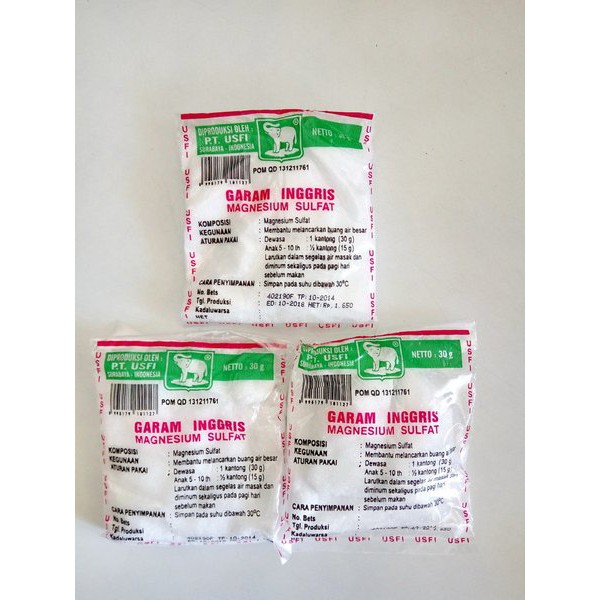 Dijual GARAM INGGRIS OBAT PENCAHAR Limited Promo