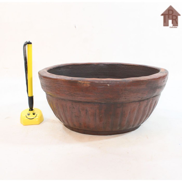 Gerabah | Pot Bunga / Pot Oval - P23