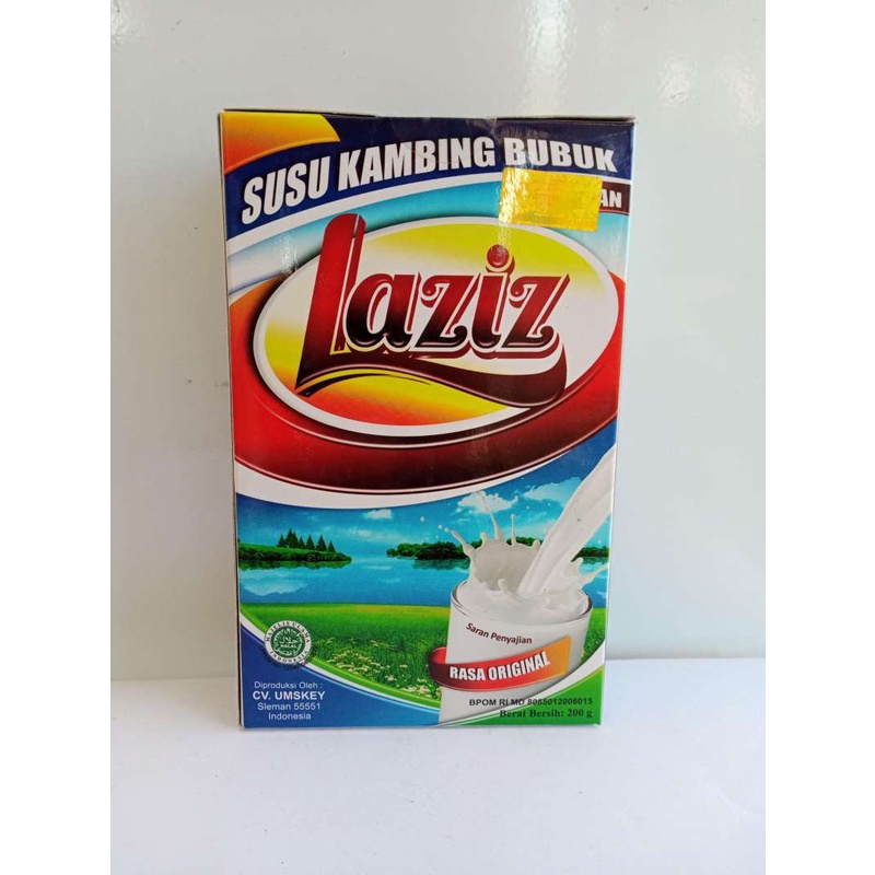 

Laziz Susu kambing Rasa Original isi 200 gr / susu kambimg ettawa lazis