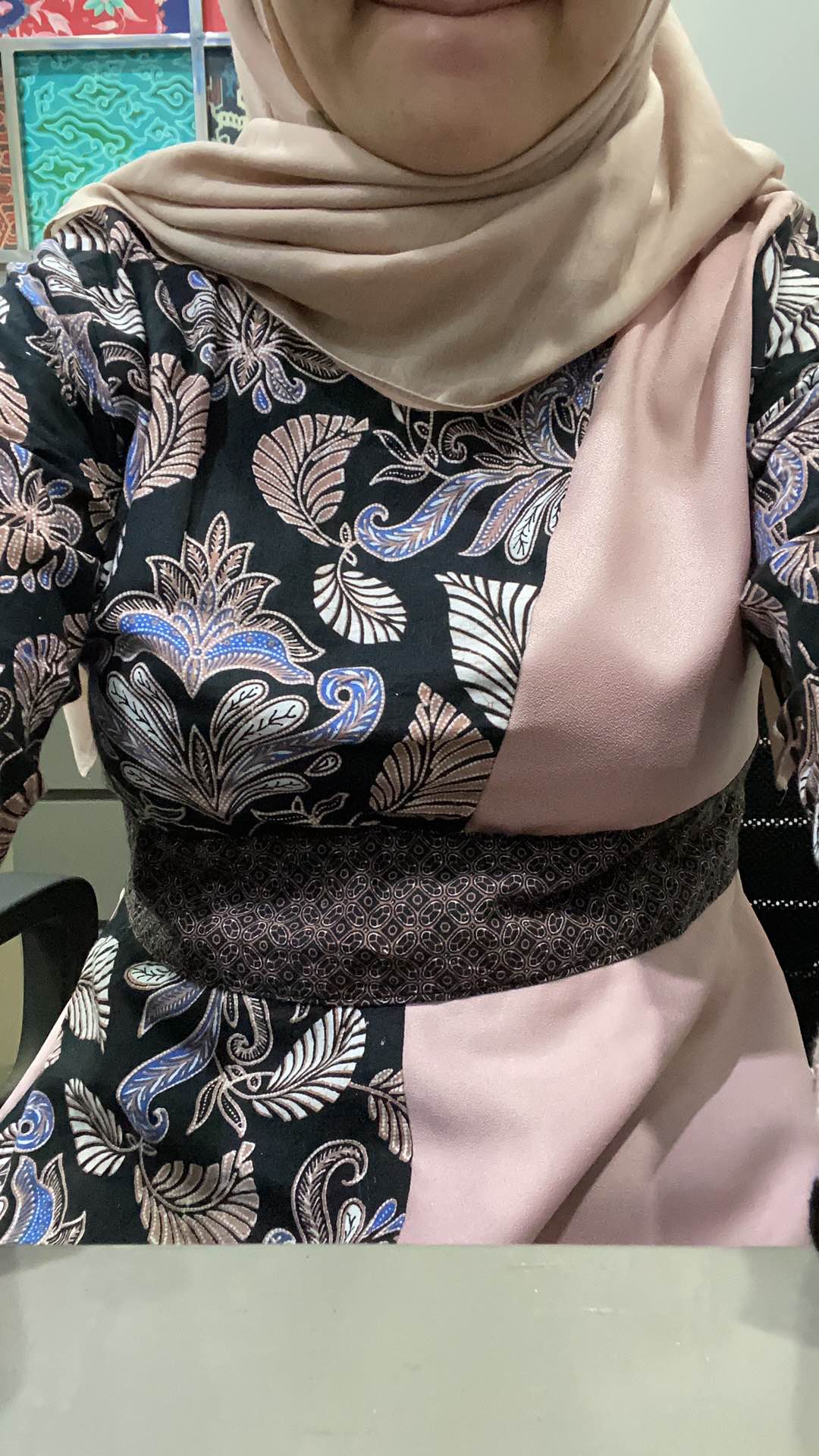 Tey-17 Batik Wanita Asj Sa Hrb026 Kenongo Kemeja Tosca Pendek