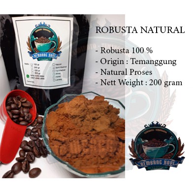 

Kembang Kopi - Robusta (Natural) 200 gram