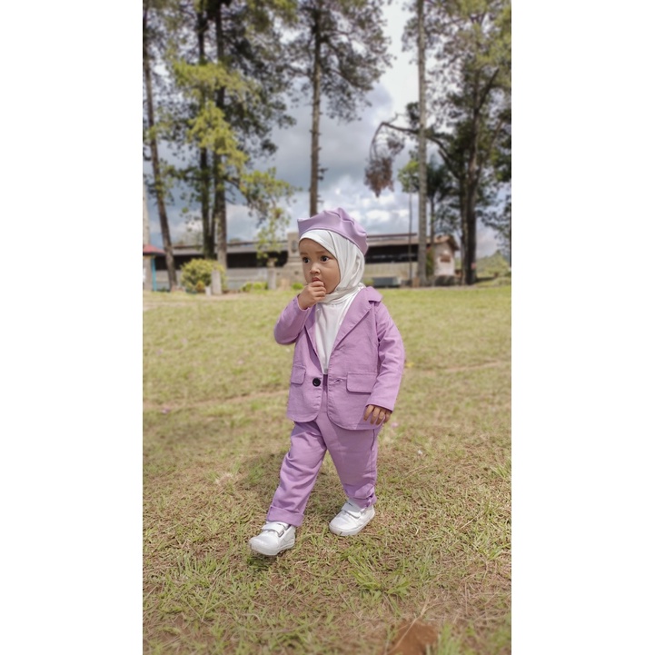 KALILA - POLLY BLAZER KIDS Setelan Baju Anak Perempuan Lucu