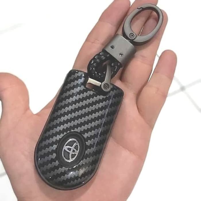 Casing Kunci Carbon All New Rush Terios Grand Avanza Xenia 2019 Smart Key New Agya 2020 Smart Key