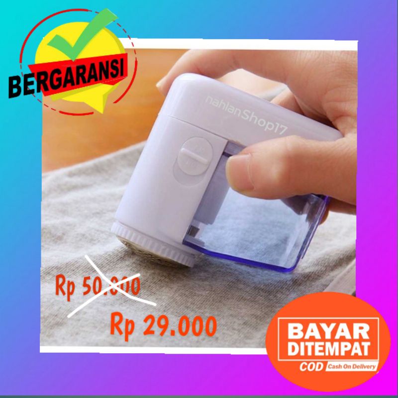 PENGHILANG BULU SERAT KAIN / PENCUKUR BULU HALUS PAKAIAN ELECTRIC CLOTH WOOL FABRIC LINT SHAVER ALAT CUKUR BULU HALUS BAJU PAKAIAN